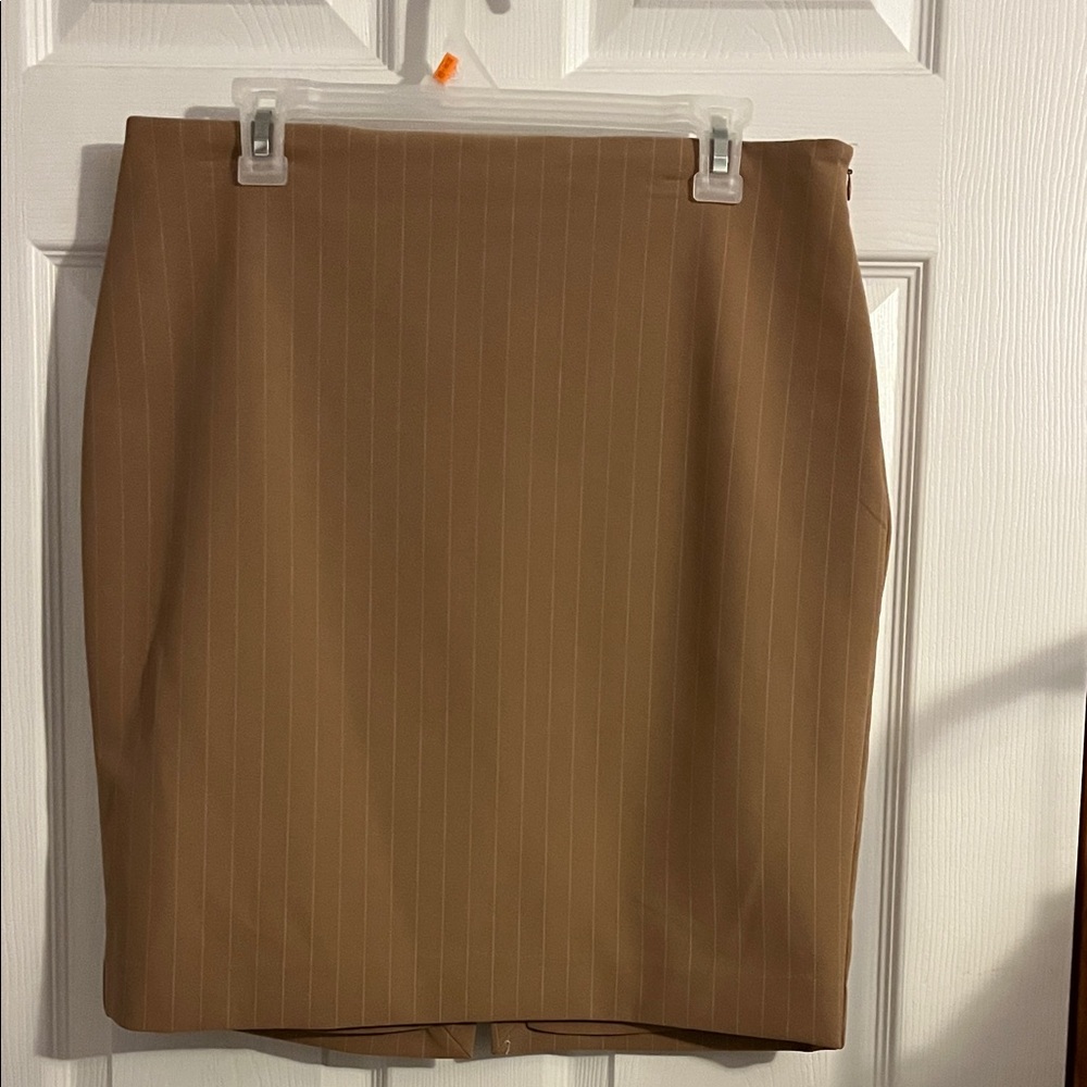 Express Tan Pencil Skirt